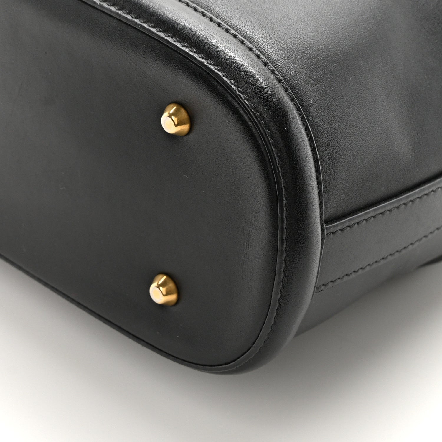 Christian Dior Calfskin CD Embossed Medium C'est Chain Bucket Bag Black 9 of 9