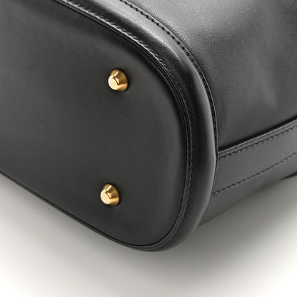 Christian Dior Calfskin CD Embossed Medium C'est Chain Bucket Bag Black 9 of 9