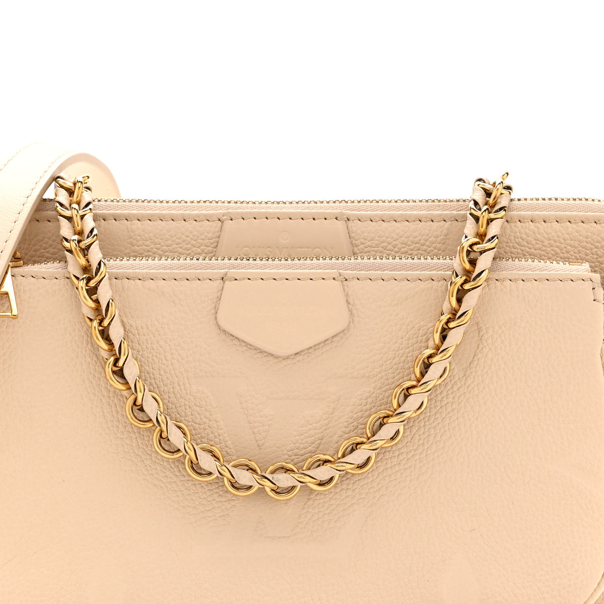 Louis Vuitton Empreinte Monogram Giant Multi Pochette Accessories Cream 8 of 11