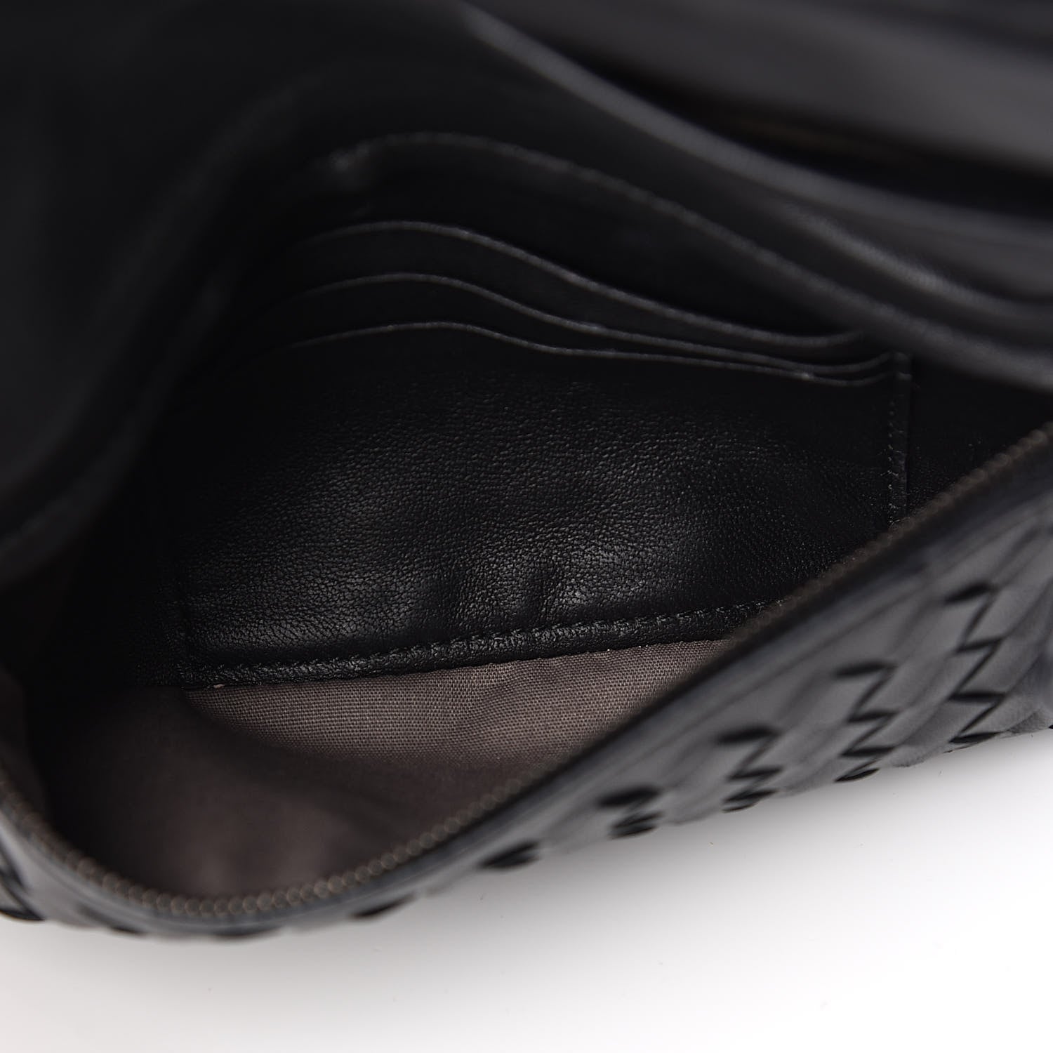 Bottega Veneta Nappa Intrecciato Mini Messenger Bag Black 6 of 11