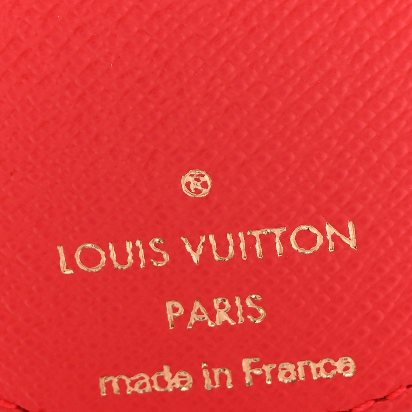 Monogram 2021 Christmas Animation London Bag Charm Key Ring Red