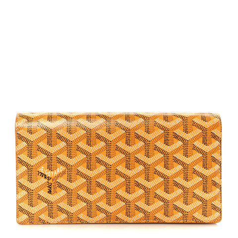 Goyardine Richelieu Wallet Yellow