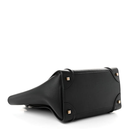 Celine Smooth Calfskin Mini Luggage  Black 3 of 11