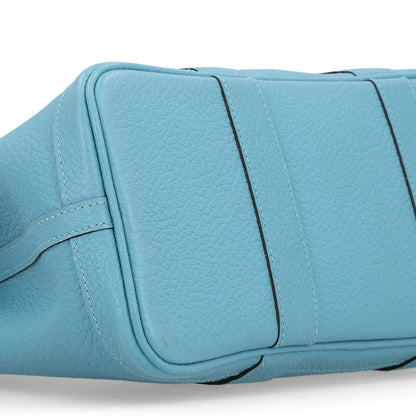 Hermes Vache Country Garden Party 30 TPM Bleu Saint Cyr 8 of 9