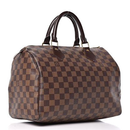 Louis Vuitton Damier Ebene Speedy 30 3 of 15