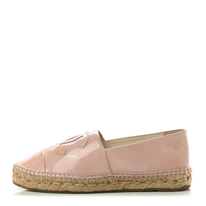 Chanel Patent CC Espadrilles 38 Pink 1 of 9