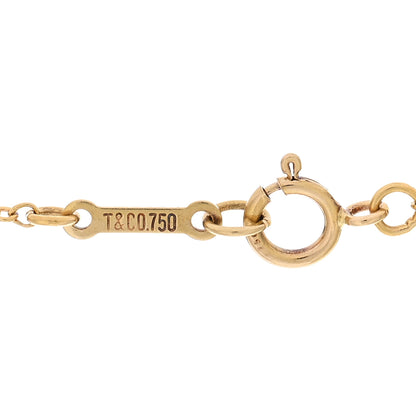 Tiffany 18K Yellow Gold 12mm Elsa Peretti Cross Pendant Necklace 4 of 4