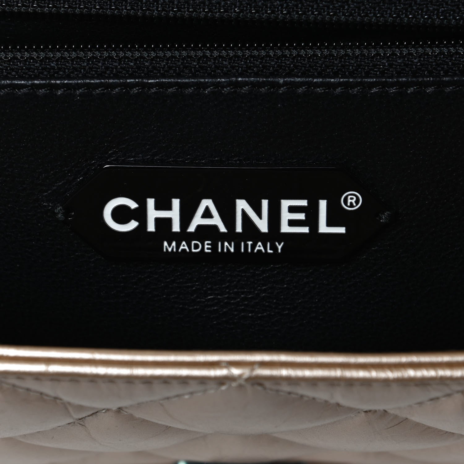 Chanel Metallized Aged Calfskin Quilted 2.55 Reissue 226 Hanger Flap Gold 5 of 13