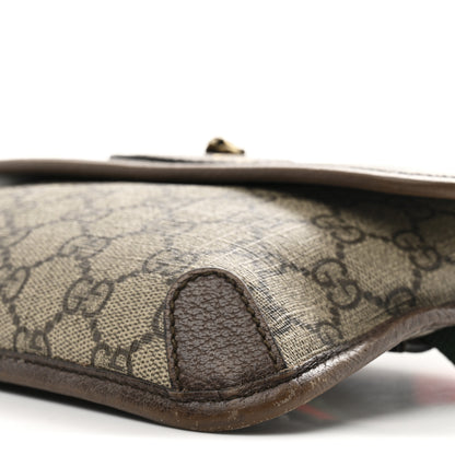 Gucci GG Supreme Monogram Neo Vintage Web Belt Bag Brown 10 of 10