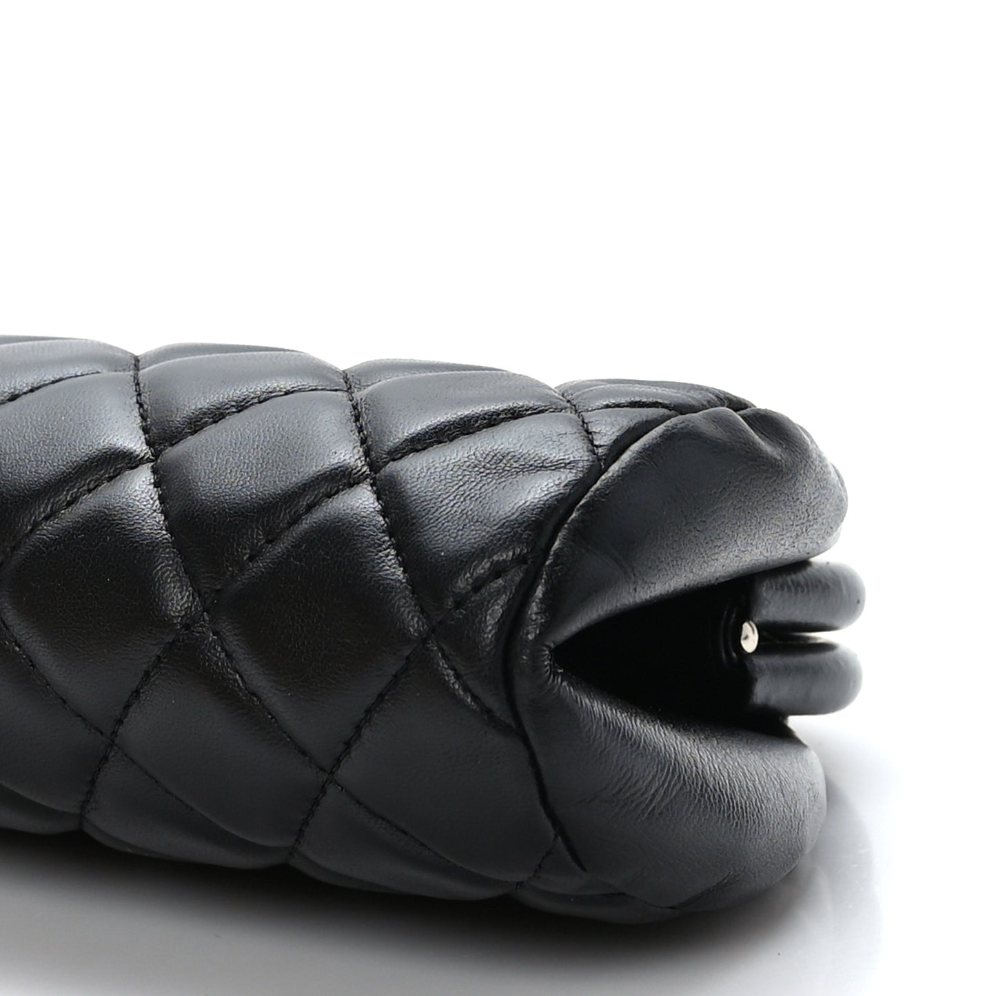 Lambskin Quilted Timeless Clutch Black
