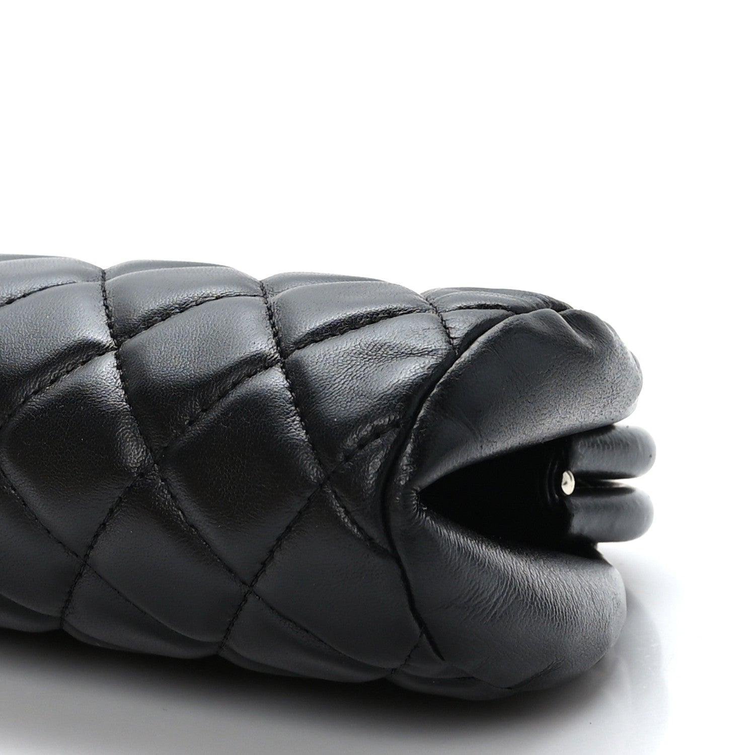 Chanel Lambskin Quilted Timeless Clutch Black 9 of 9