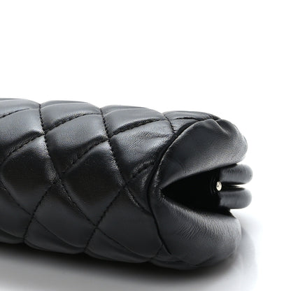 Chanel Lambskin Quilted Timeless Clutch Black 9 of 9