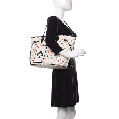 Louis Vuitton Game On Neverfull MM White 2 of 10