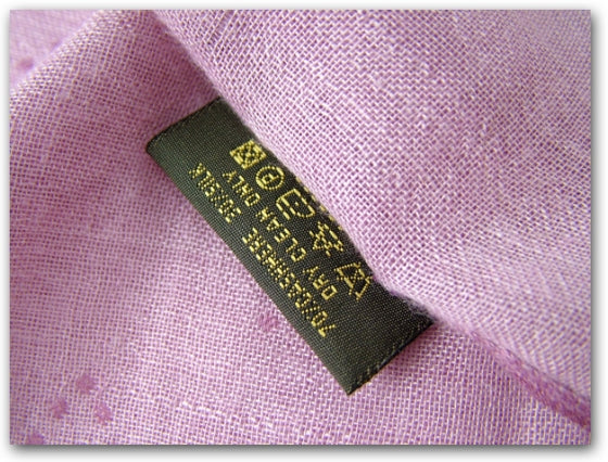Louis Vuitton Mahina Shawl Violet Cashmere/Silk Scarf 9 of 10
