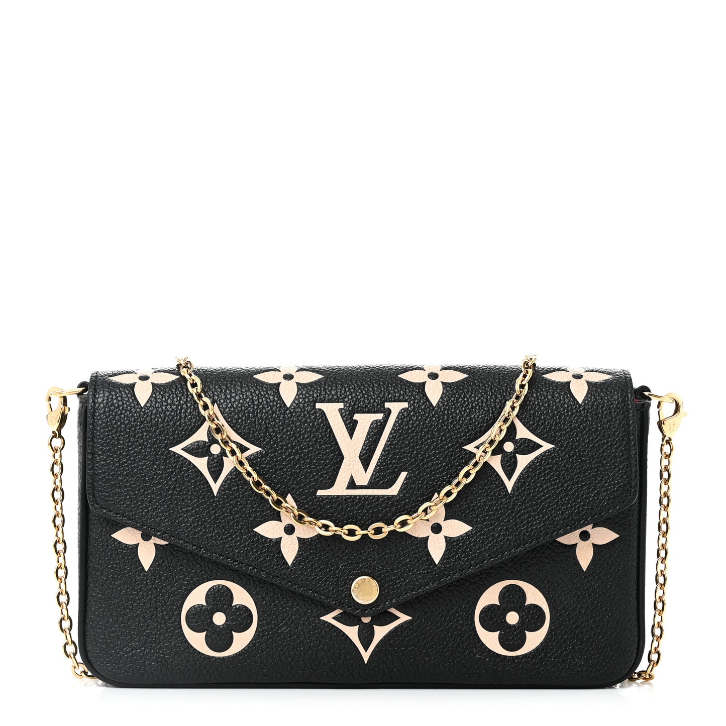 Empreinte Monogram Giant Felicie Pochette Black Beige