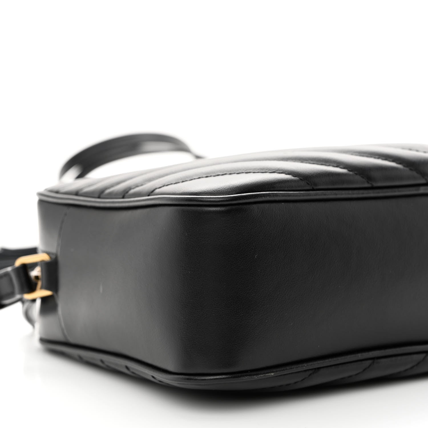 Saint Laurent Calfskin Matelasse Monogram Lou Camera Bag Black 9 of 10