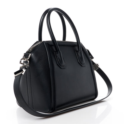 Givenchy Calfskin Small Embroidered Frame Antigona Black 3 of 12