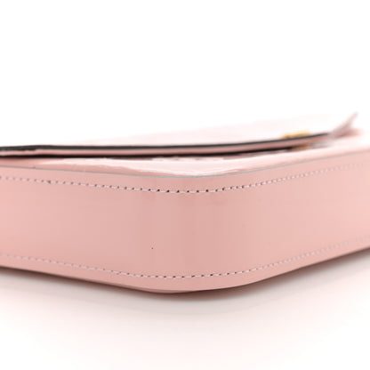 Louis Vuitton Vernis Felicie Chain Wallet Rose Ballerine 10 of 12