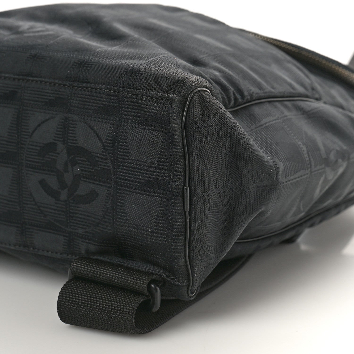 Chanel Nylon Travel Backpack Black 10 of 10