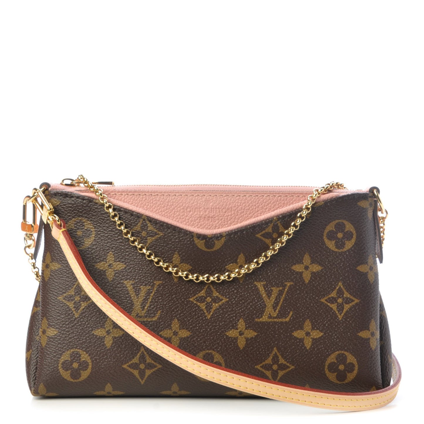 Monogram Pallas Clutch Rose Poudre
