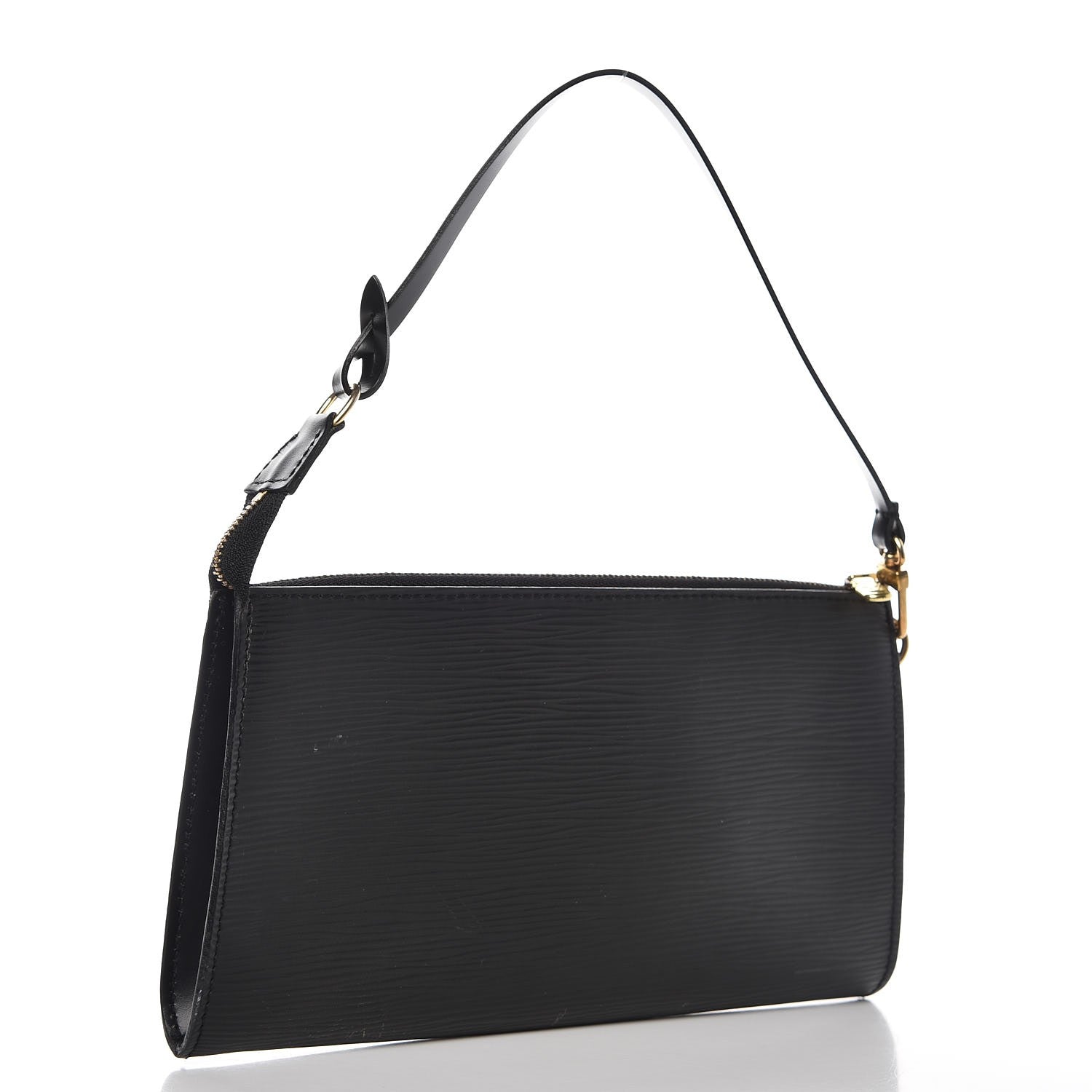 Louis Vuitton Epi Pochette Accessories 24 Black 3 of 9