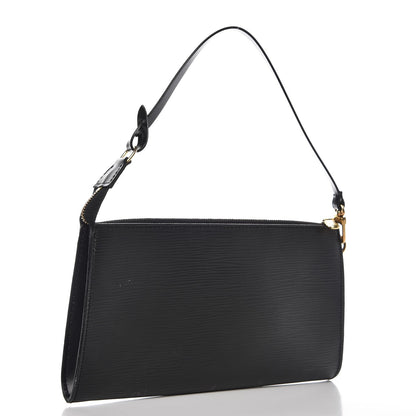 Louis Vuitton Epi Pochette Accessories 24 Black 3 of 9