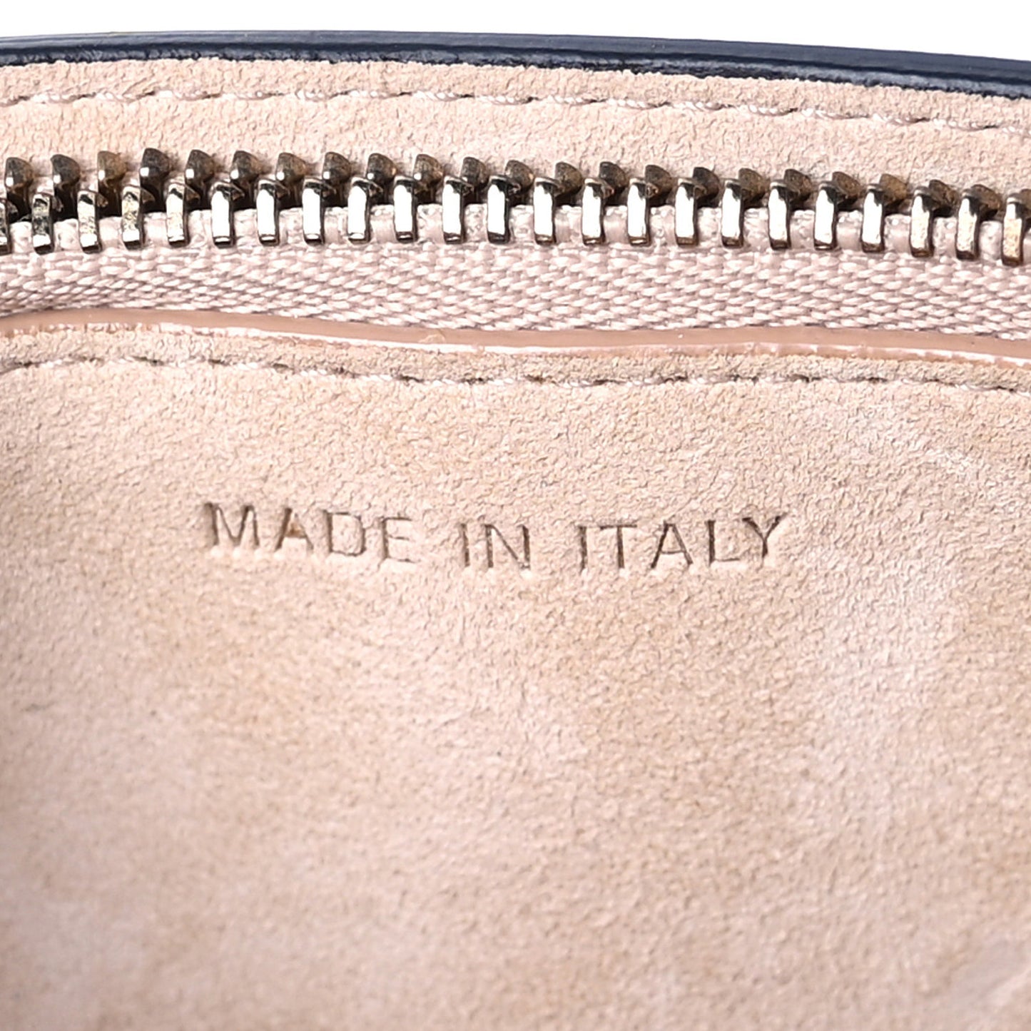 Metallic Grained Calfskin Saddle Belt Bag Gold
