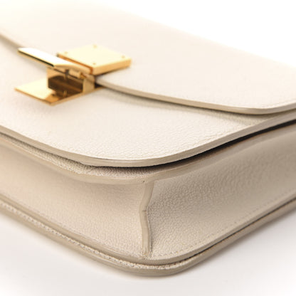 Celine Goatskin Medium Classic Box Flap Bag White 7 of 11