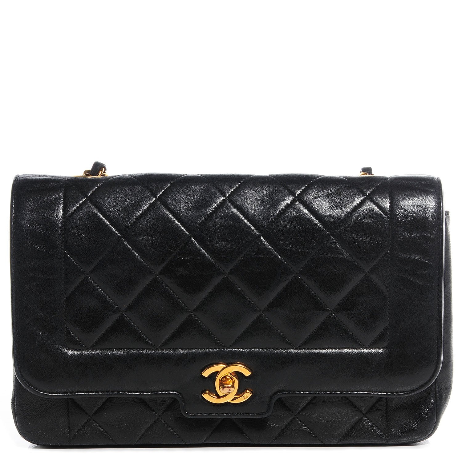 Chanel Lambskin Medium Single Flap Black 1 of 8