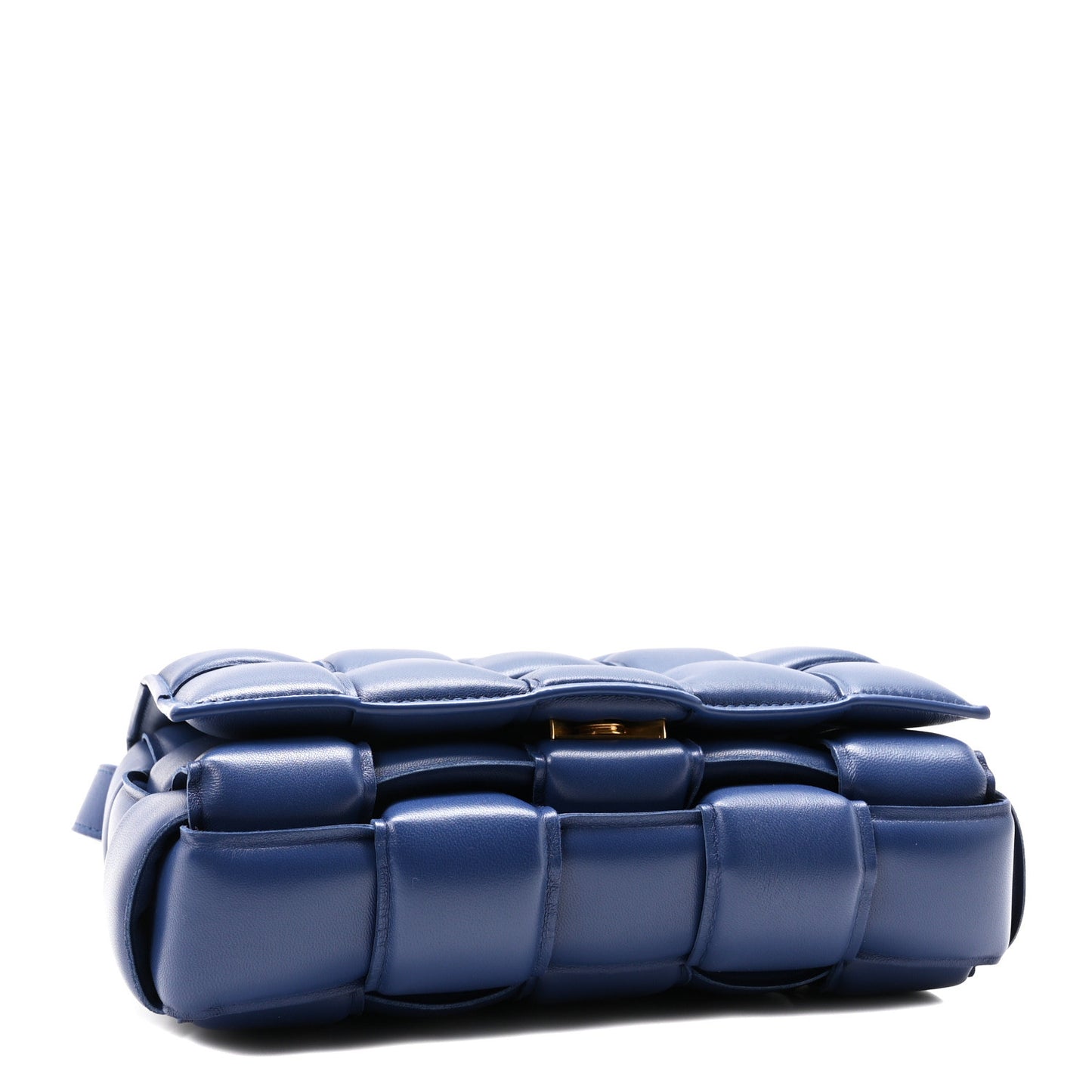 Nappa Maxi Intreccio Padded Cassette Crossbody Bag Cruise