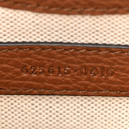 Gucci New Denim GG Monogram Dollar Calfskin Mini Horsebit 1955 Crossbody Bag Blue Tea Cuir Epilog 7 of 11