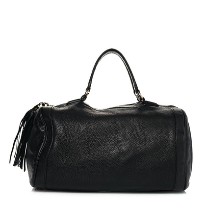 Gucci Pebbled Calfskin Medium Soho Boston Black 1 of 17