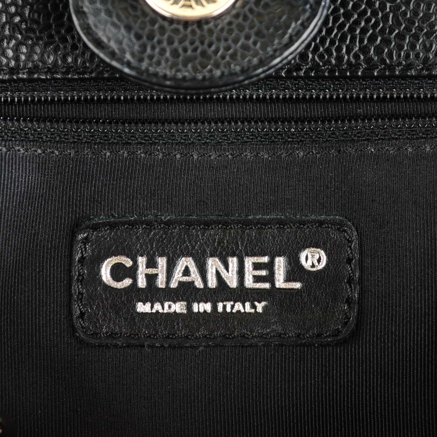 Chanel Caviar Quilted Petit Shopping Tote PST Black 6 of 7
