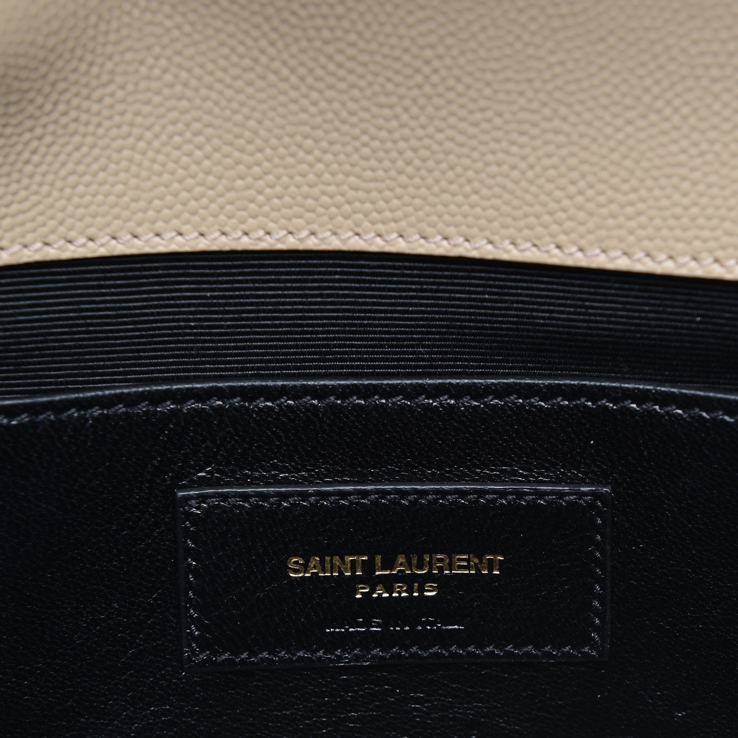Grain De Poudre Classic Monogram Clutch Nude