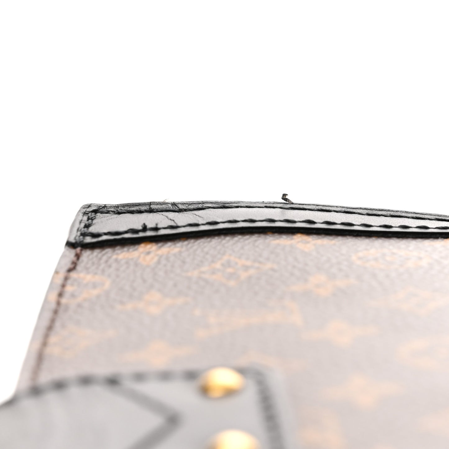Reverse Monogram Trunk Clutch