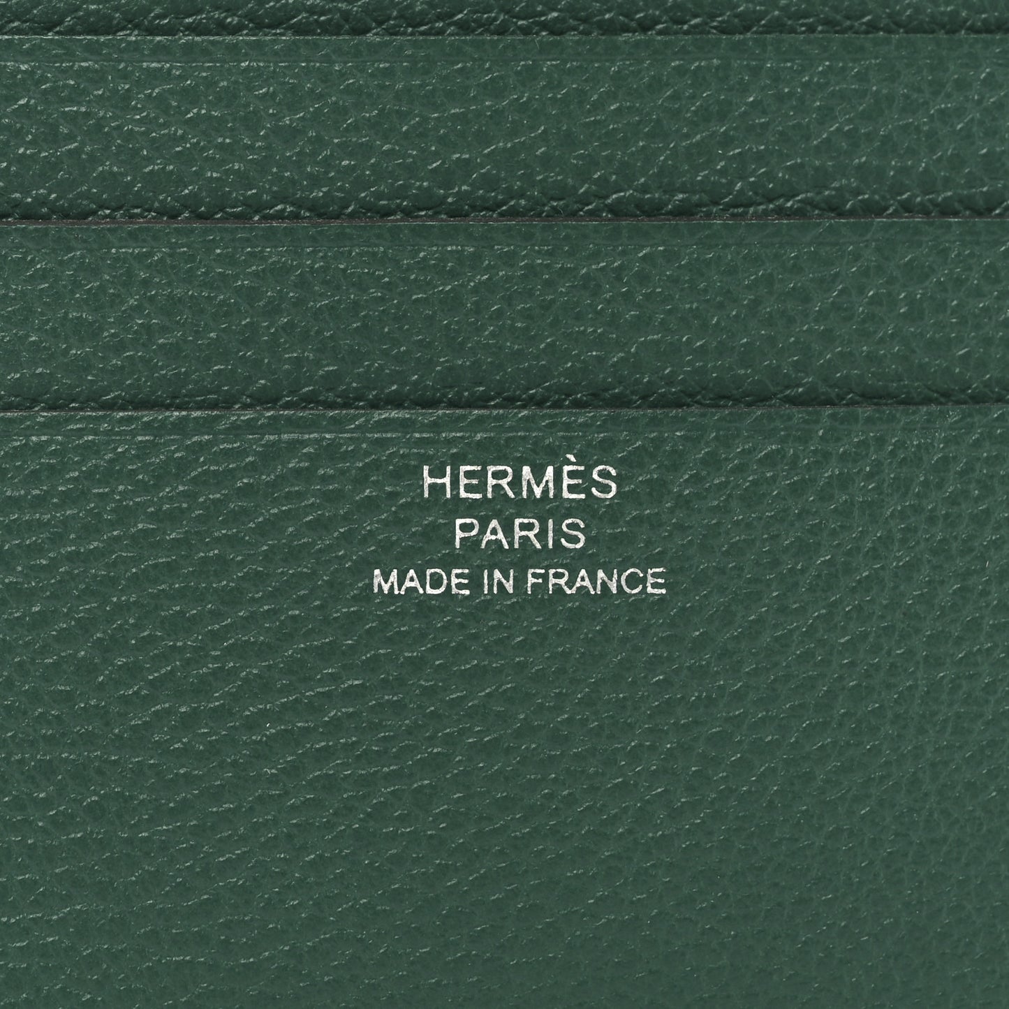Evercolor H Sellier Card Holder Vert Moyen Vert Cypress
