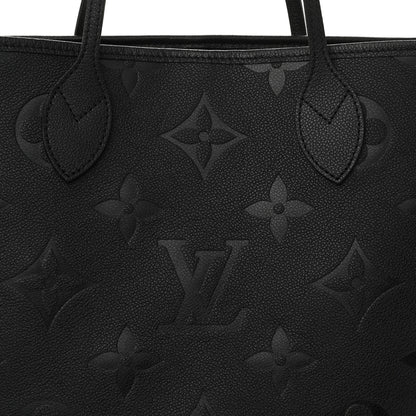 Louis Vuitton Empreinte Monogram Giant Neverfull MM Black 8 of 10