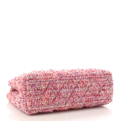 Chanel Tweed Quilted Nano Kelly Shopper Pink 4 of 9