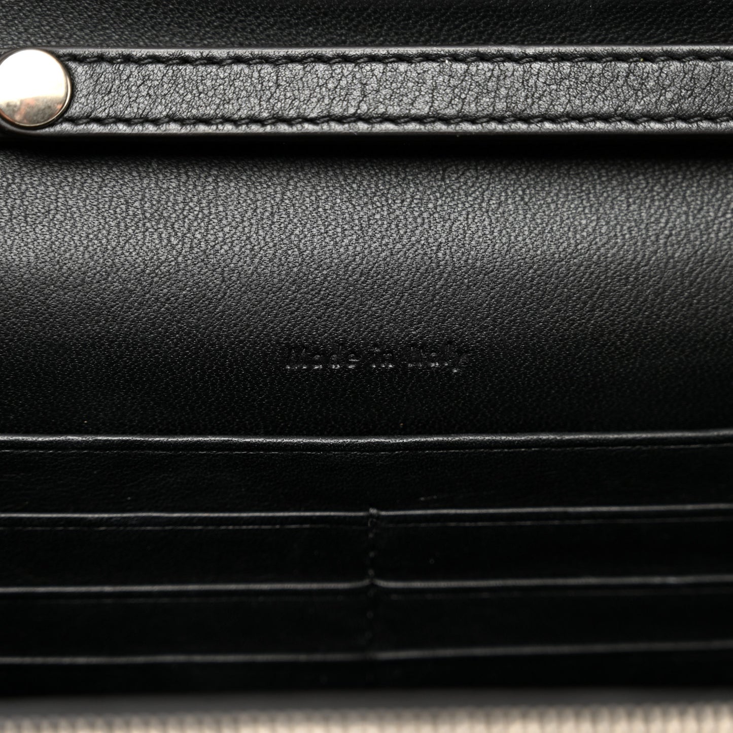 Shiny Calfskin Clutch on a Chain Multicolor