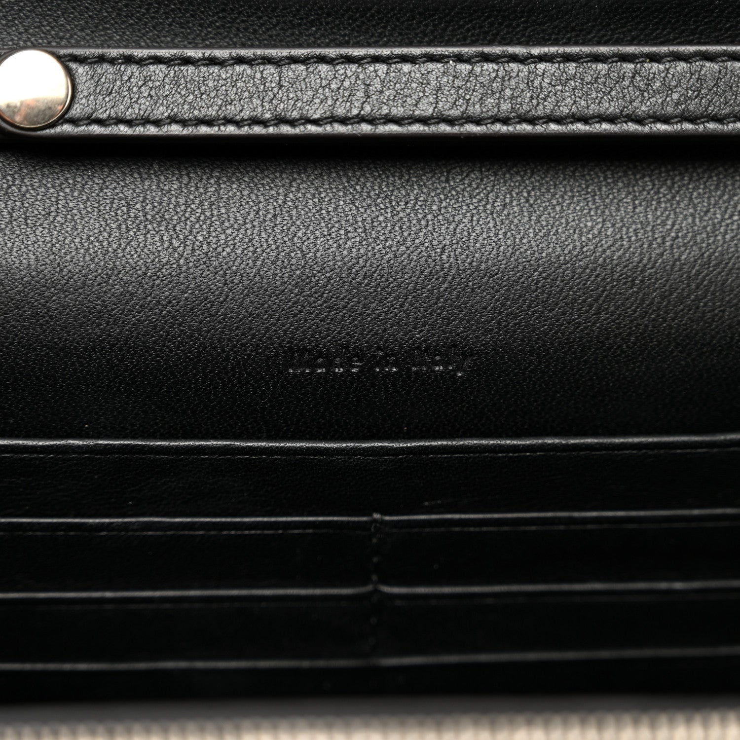 Celine Shiny Calfskin Clutch on a Chain Multicolor 7 of 12