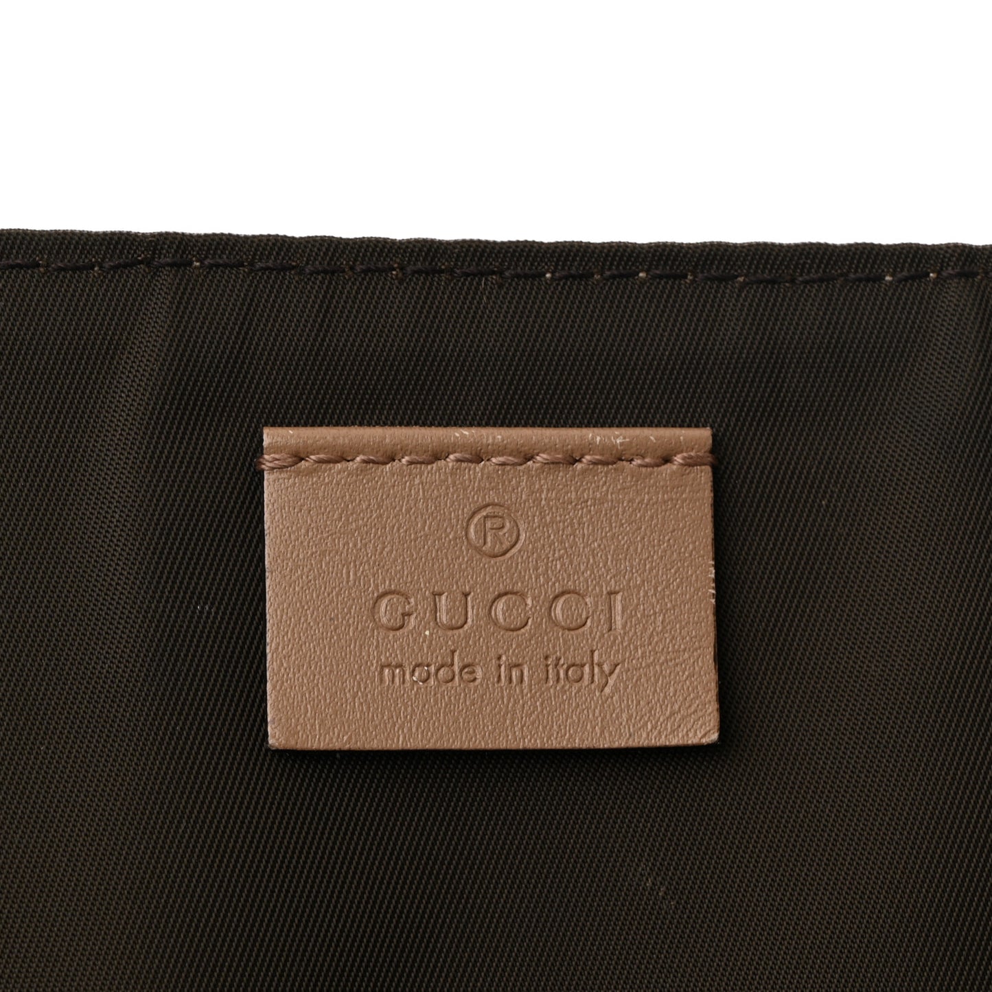 GG Supreme Monogram Messenger Diaper Bag Beige