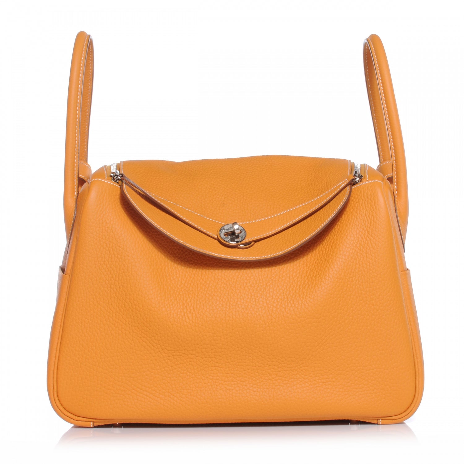 Hermes Taurillon Clemence Lindy 34 Moutarde 1 of 8