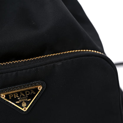 Prada Saffiano Tessuto Nylon Mini Bucket Crossbody Bag Black 14 of 18