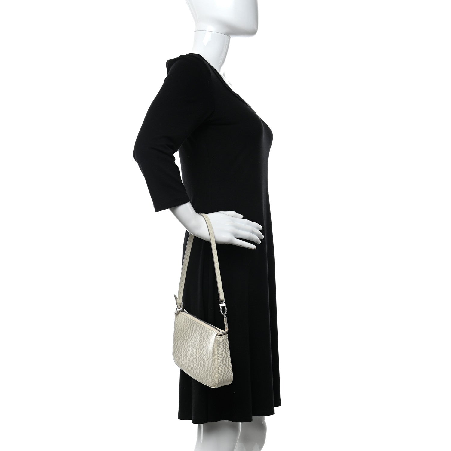 Louis Vuitton Epi Pochette Accessories NM Ivory 2 of 12