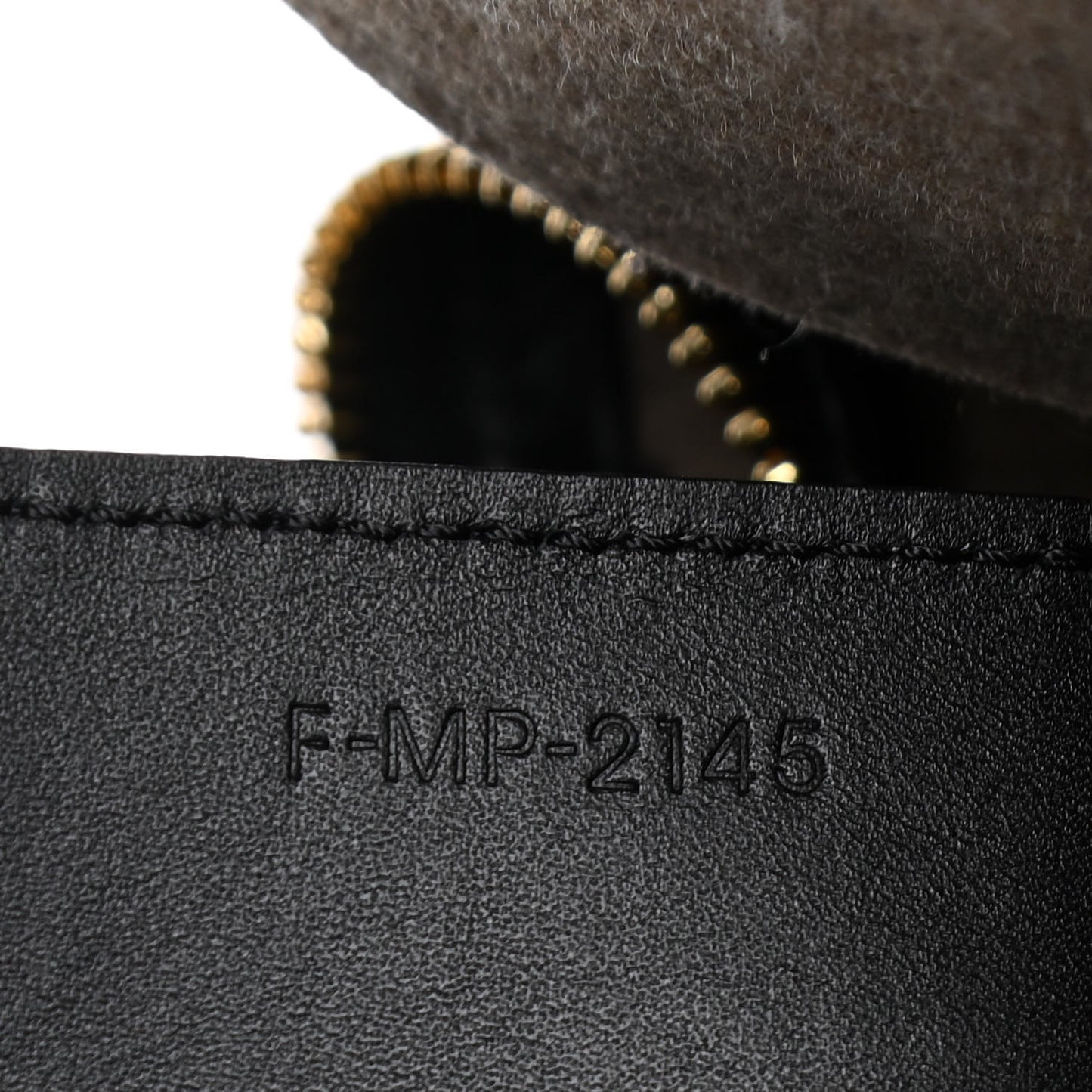 Felt Smooth Calfskin Mini Belt Bag Beige