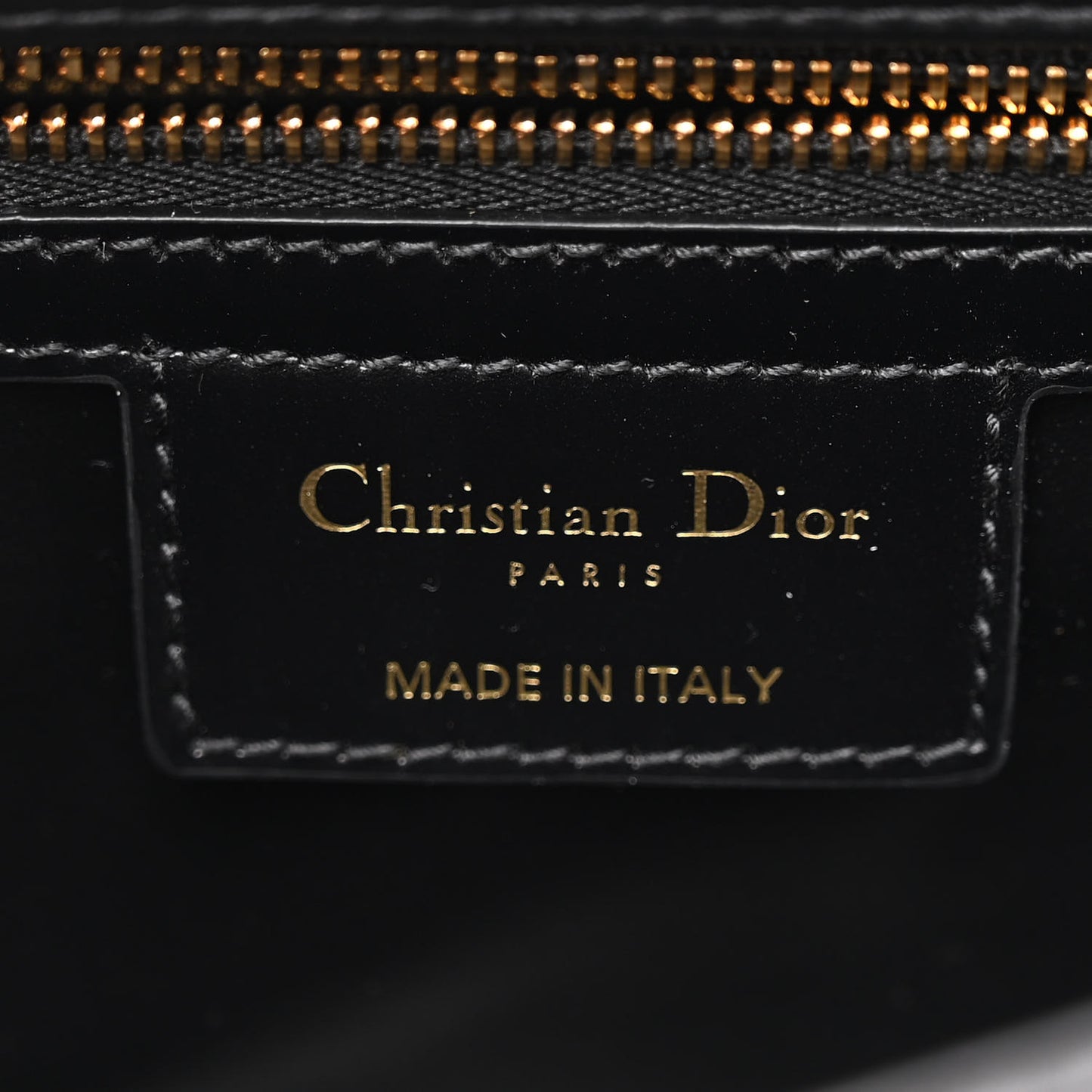 Calfskin Macrocannage Small Caro Bag Black