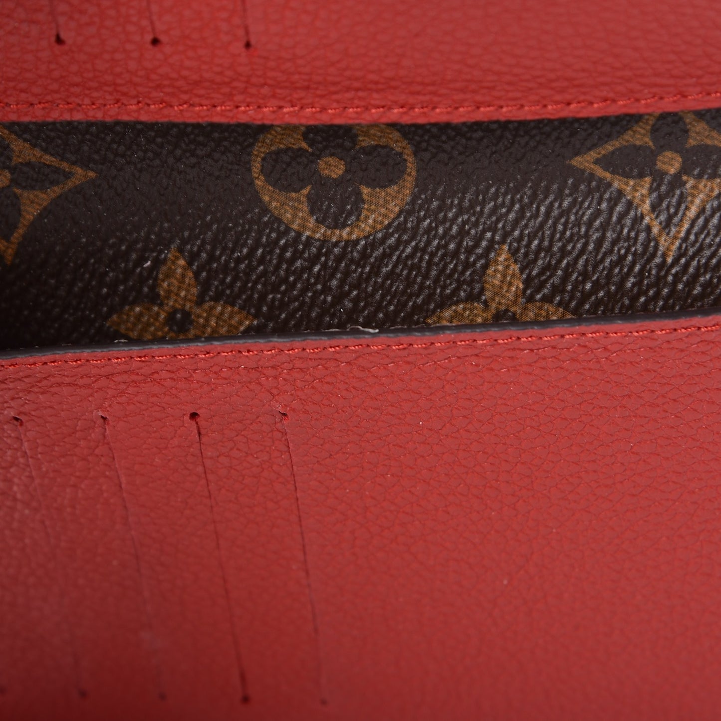 Monogram Pallas Compact Wallet Cherry