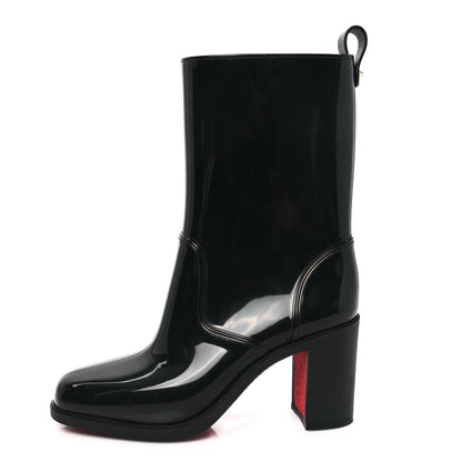 Christian Louboutin Recycled PVC Calfskin Loubirain 70 Boots 37 Black 1 of 8