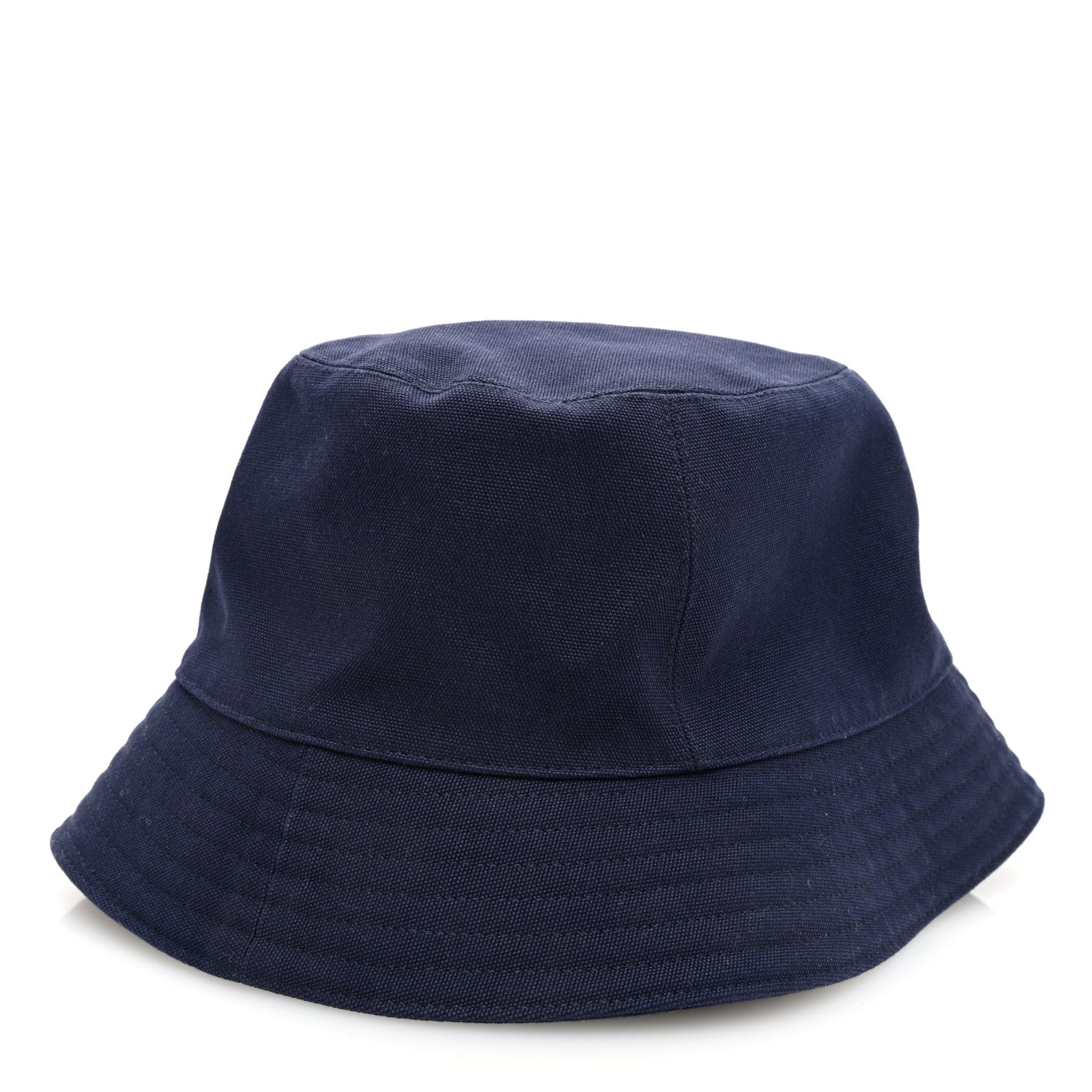 Hermes Cotton Canvas Eden Bucket Hat 57 Marine 4 of 8