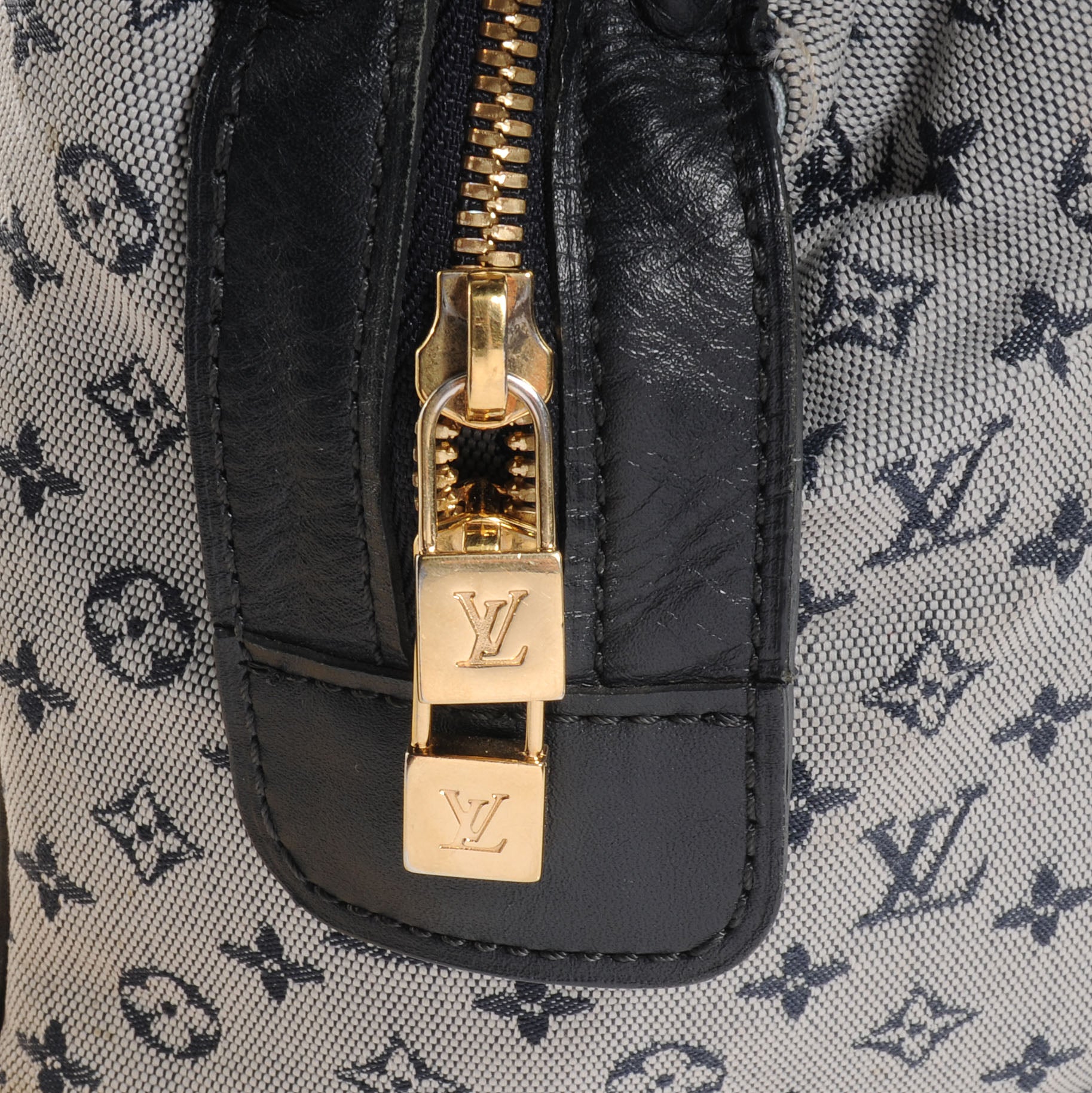 Louis Vuitton Mini Monogram Josephine PM Blue 8 of 9